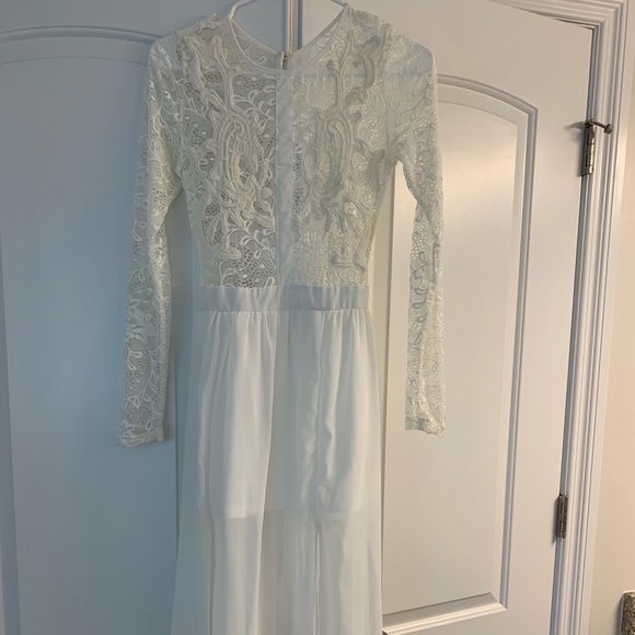 Nasty Gal white lace dress - Picture 2 of 8